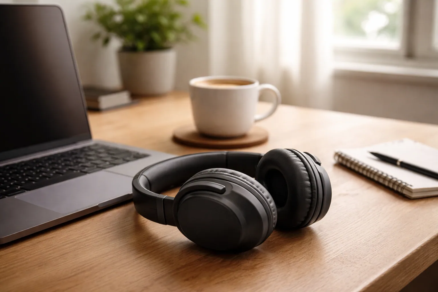 Sony WH-1000XM5, XM6, ULT Wear, and Bose QuietComfort headphones on a desk